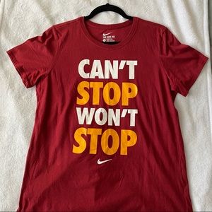 ‘Can’t Stop Won’t Stop’ Nike T-shirt